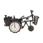 Alarm Clock Eye-catching Long Lasting Creative Non-ticking Analog Alarm Clock