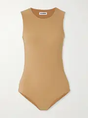 [Jil Sander] Jil Sander - Stretch-jersey Bodysuit - Beige - x small x small Neutrals