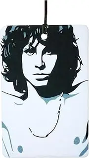 Jim Morrison Car Air Freshener (Famous Celebrity Stars Icons/Fun Xmas Christmas Stocking Filler/Secret Santa/Novelty Scented Gift)