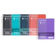 5 Pack Colourhide Chunky Notebook 400 Page Assorted