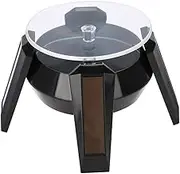 MUNEFE Solar Rotating Display Stand, 360 Degrees Rotating Turntable, Rotating Jewelry Display Stand for Watch Phone Jewelry Display (plastic)
