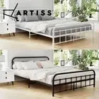 Artiss Bed Frame Metal Queen Double King Single Full Size Mattress Base Steel