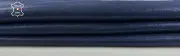 DARK BLUE CANVAS SHINY PRINT ON Soft Goatskin leather hides 3sqf 1.0mm #C2493