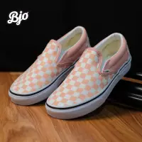 在飛比找蝦皮購物優惠-Vans Slip On Checkerboard 玫瑰花粉