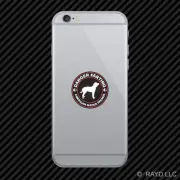 Danger Farting American Water Spaniel Cell Phone Sticker Mobile Die Cut