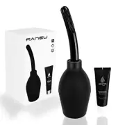 RANEU Enema Bulb Kit with Lube Anal Douche Superior Materials Douche for Men Wo