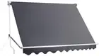 Outdoor Blinds, 2.8 X 2.1M Privacy Screen Window Blind Retractable Pivot Arm Awn