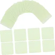 DEARMAMY 1 Box Glue Cleaning Cotton Pads Fabric Wipes Glue Wiping Cloth for Lash Extension Glue Lash Glue Holder Pads Glue Bottle