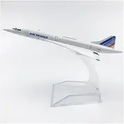 ﻿for Concorde Air British Airplane Airline Display Toys Model Collection Gifts 1:400 Scale 14cm(FR W Base)