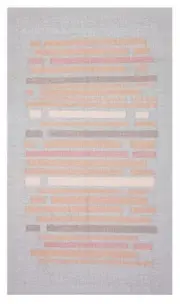 Vintage Hand Woven Kilim Rug 4'10" x 8'4" Traditional Wool Carpet