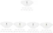 jojofuny 5sets Oil Cup for Range Hood Large Waste Oil Bowl Storage Bowl Range Hood Accessory Easy to Use 10pcs*5