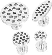 Cabilock 4pcs Aluminum Alloy Car Dent Removal Kit Slide Hammer Accessories for Auto Body Repair Precision Controlled Dent Pullers for Paintless Hail and Ding Fix Durable Professional and