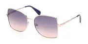 Max & Co. MO0005 28W Women’s Sunglasses Gold Size 58