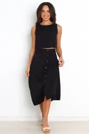 [PUP14] Ava Skirt - Black 4 black