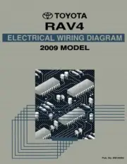 2009 Toyota RAV4 Wiring Diagrams Schematics Layout Factory OEM