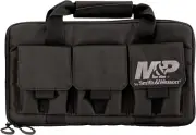 Double Pistol Gun Soft Case Handgun Firearm Carrying Storage Pouch Range Bag New