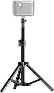Tripod Laptop Mount - Portable Equipment Stand, Adjustable Projector Tripod | Multimedia Floor Riser, Heavy Duty Presentation Podium, Stage Support Rack, Audiovisual Gear Base for Outdoor Use
