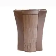 Rae Dunn 3 Tiered Spice Box Organic Bamboo Sliding Cylinders Wood