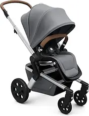 [Joolz] Hub Urban Stroller (Gorgeous Grey) - Strollers & Prams, Urban Stroller, Compact fold and go, Reclinable seat, Stylish & Lightweight, One-Handed Steering, Rear LED Lights, Four-Wheel Suspension