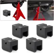 Jack Stand Pads, 4 Pcs 3 Ton Jack Pad Adapter, Universal Rubber Slotted Frame Ra