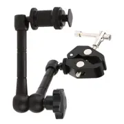 11inch Adjustable Articulating Friction Arm Large Super Clamp for Camera