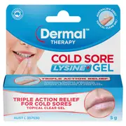 Dermal Therapy Lysine+ Cold Sore Gel 5g