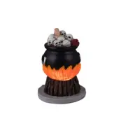 Lemax Spookytown Skull Stew Cauldron 44311