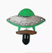 Alien UFO Flying Sauce Recycled Iron Night Light Area 51 Outer Space Trendy