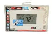 LUX PRO 7 Day Programmable PSP711TS Heat Cool Thermostat Touch Screen Contractor