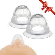 Nipplesuckers, Nipple Corrector for Inverted, Flat and Shy Nipples, Can be Used for Breastfeeding or Women, Softly Wear Day and Night（1 Pair with Travel Case）