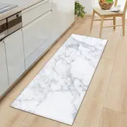 Marble Style Home Non-Slip Kitchen Floor Mat Bedroom Rug Carpet Entrance Doormat