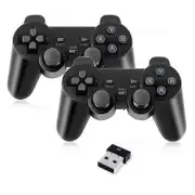 Pbb 2 Pcs 2.4ghz Wireless Gamepad Controller For Game Stick Gd10 / M8 / G5 / G11 Pro Game Box Video Game Console Controle [PB] black