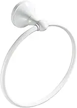 NZBZHHZGPL White Round Towel Ring Bathroom Towel Rack Towel Hanging Ring Towel Ring