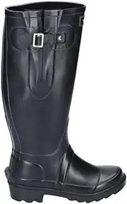 [Cotswold] Unisex Green Rubber Windsor Wellingtons (UK Size: 12 UK) (Black)