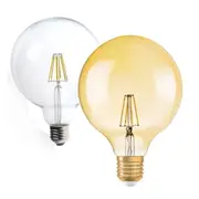 10x LV Luce LED 8W Dimmable Filament G125 E27 Globe Bulb Lamp - BULK TRADE PACK