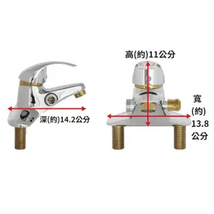 【Morpheus】泰傢 浴室立式臉盆沐浴兩用水龍頭(精品台灣製水龍頭)