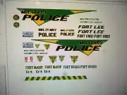 US Army Military Police Car Decals Ft Lee/Bragg/McCoy/Knox Custom 24 scale