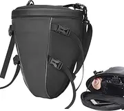 Motorcycle Rear Seat Tail Bag - Seat Pannier Cycling Shoulder Tail Bag | Multifunctional Waterproof Polyester Storage Saddle Bag for Cycle, Motorcycle, Electric Cycle