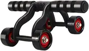 Oshhni Four Wheel Ab Roller for Core Training Equipment for Back and Abdomen
