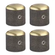 4Pcs Metal Dome guitar Knobs Volume Tone Guitar Speed Control Knobs Bronze