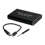 Compact USB3.0 6Gbps mSATA External Drive Case For Windows/Mac/Linux NEW