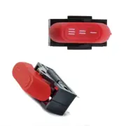 Black Red Electrical Hair Dryer Button Switch On Off Rocker Switch 3 Gear Toggle