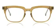 LA Eyeworks Meltdown 965 Men's Glasses Brown Size 51 - Private Health Rebate - Blue Light Block Available