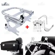 Quick Detach Two up Tour Pack Rack Mount + Docking Kits For Harley Touring 97-08