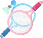 SUPVOX Boys and Girls Badminton Rackets Set Balls Sports Racket Toys for Boys and Girls Outdoor Family Activity