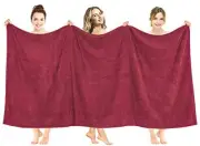 Oversized Bath Sheet 40x80 Extra Oversized 40x80 Bath Towel Sheet Bordeaux Red