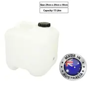 15L Plastic Water Container Carrier Drinking Camping Caravan Storage Barrel Can