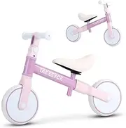 Toddler Balance Bike Toys for 1-3 Year Old Boys Girls, Baby Balance Bike with Adjustable Seat & Handlebar, No-Pedal Training Bike, Pre-School First Riding on Toys, Best 1st Birthday Gifts for Kids