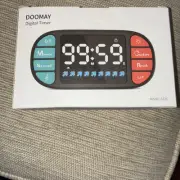 Digital Kitchen Countdown Timer Magnetic Count up Timer Large 3.6in LED USB-C