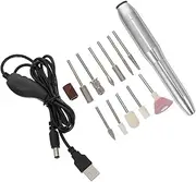 Healeved Nail Drill Machine Cordless Rechargeable Electric Nail File Pen for Polishing Shaping and Removing Calluses
